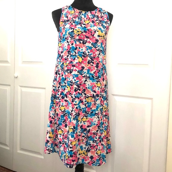 Juicy Couture Cinched Halter Floral Sleeveless Belted Midi Dress sz XS - Picture 2 of 14